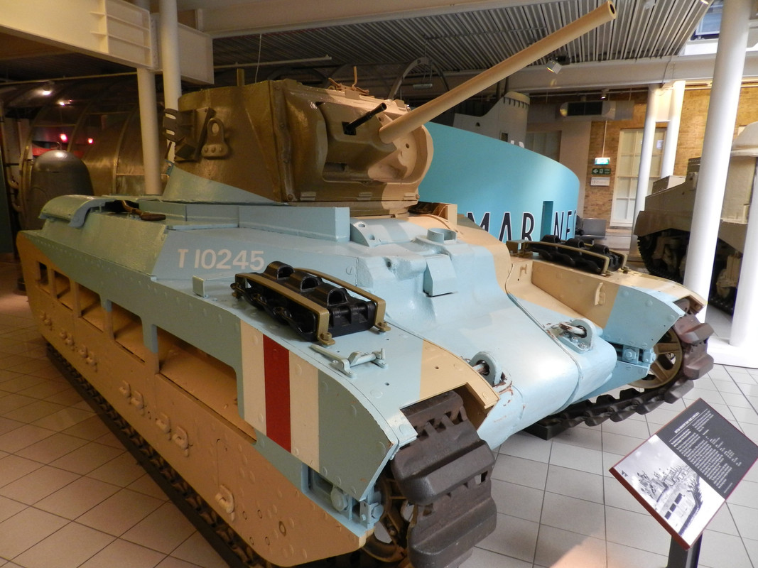 Tanque británico ligero Mark II Matilda usado en el norte de África