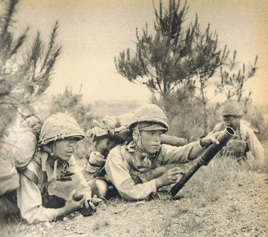 Durante la Campaña de Zhejiang, en 1942