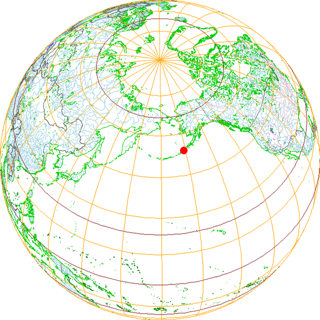 Mapa de Alaska que muestra la situación del Archipiélago, el cinturón de islas