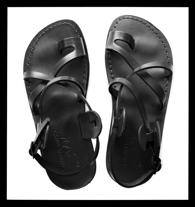 mens leather sandals clearance uk