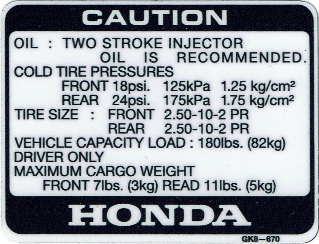 SPREE (and Elite) REPLACEMENT DECALS SCANNED 4 U !! - Honda Spree 