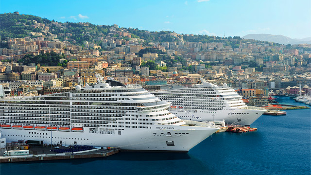 msc cruise port in genoa italy