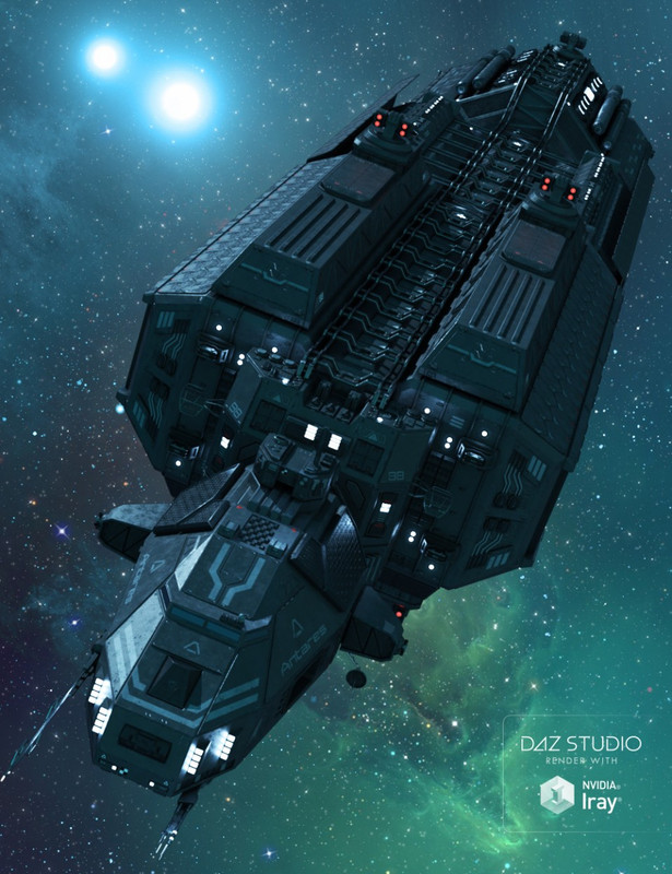 daz3d spaceshipantares