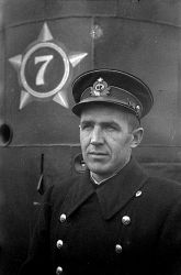 Capitán Vladimir Konovalov, durante la guerra
