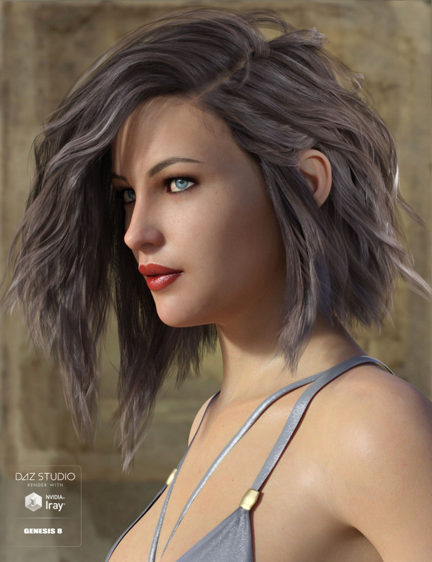Voss Hair for Genesis 3 &amp;amp; 8 Female(s)