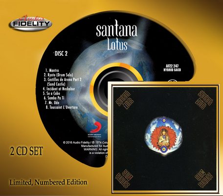 Santana - Lotus (1974) {2016, Audio Fidelity Remastered, CD-Layer & Hi-Res SACD Rip}