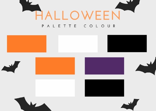 Palette colori halloween