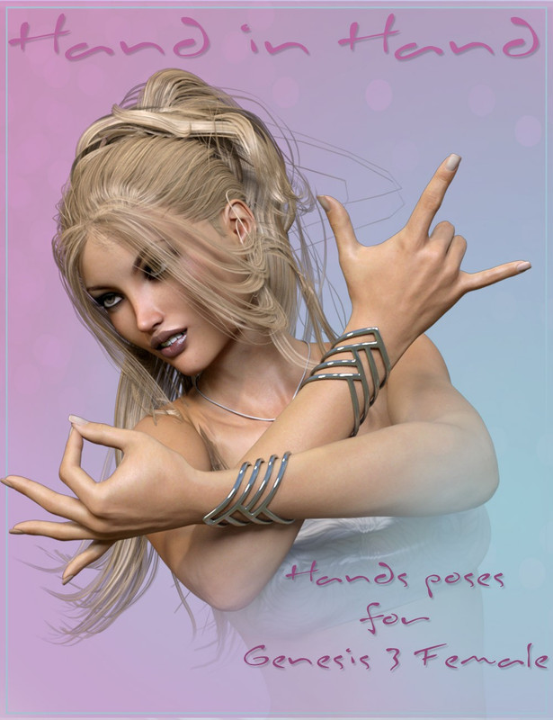Hand in Hand Poses for Genesis 3 Female(s)